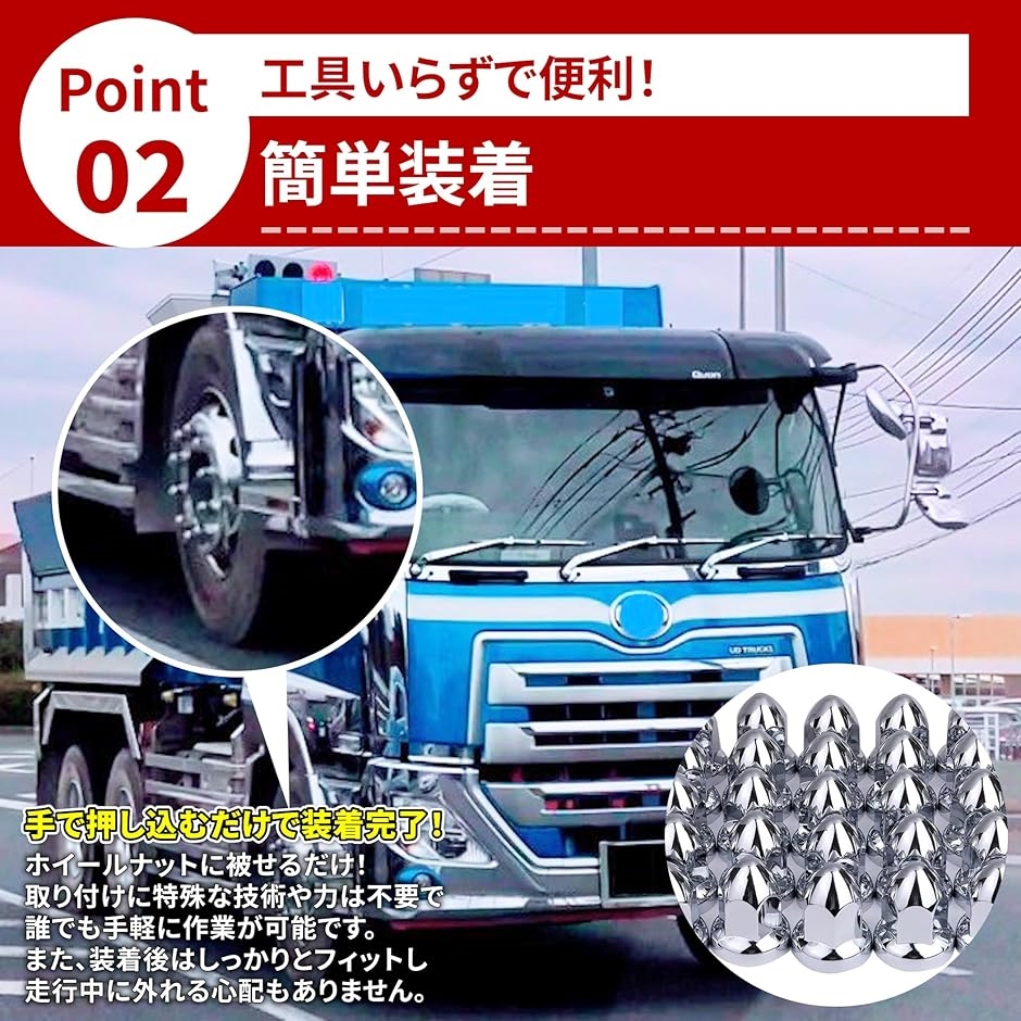 互換品】 トンガリ ナットキャップ 33mm H60 ISO クロームメッキ