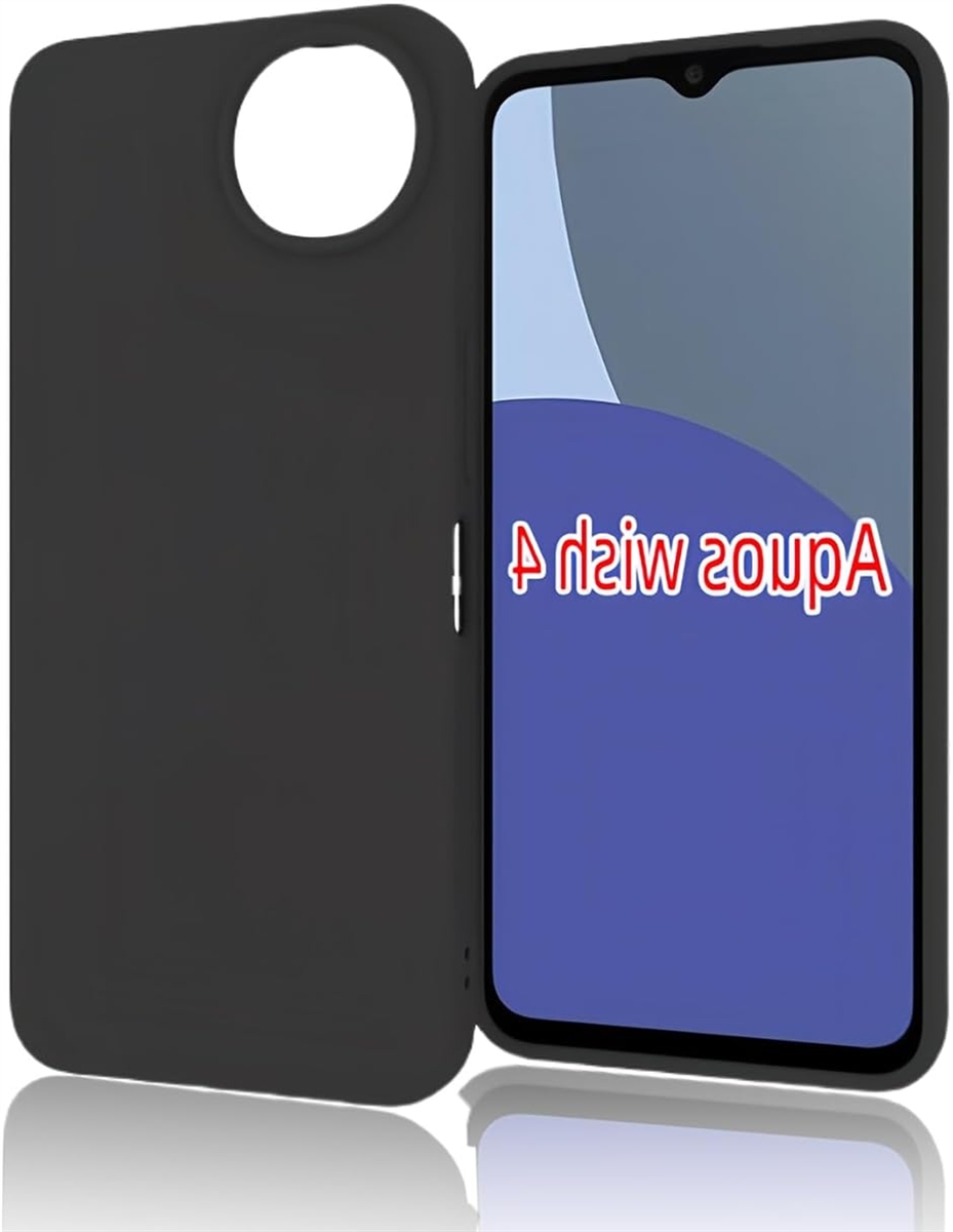 Aquos wish 4 ケース マットブラック携帯便利 wish4 対応 軽量 MDM