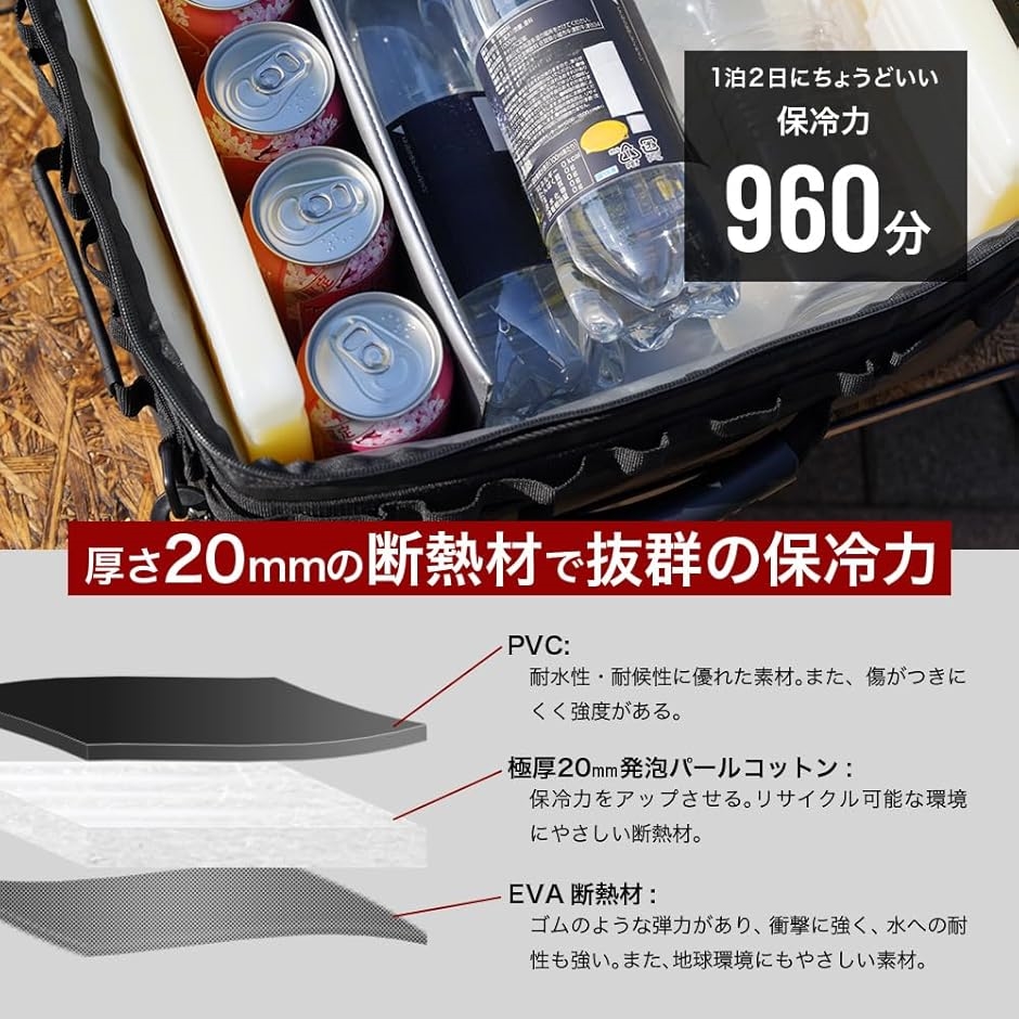 DAWNHAWK ツーリングバッグ ソフトクーラーバッグ 13L 防水 保冷バッグ
