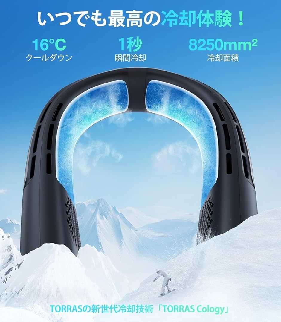 ネッククーラー COOLIFY 2S 最強 2024 冷却 プレート 首掛け 扇風機 羽