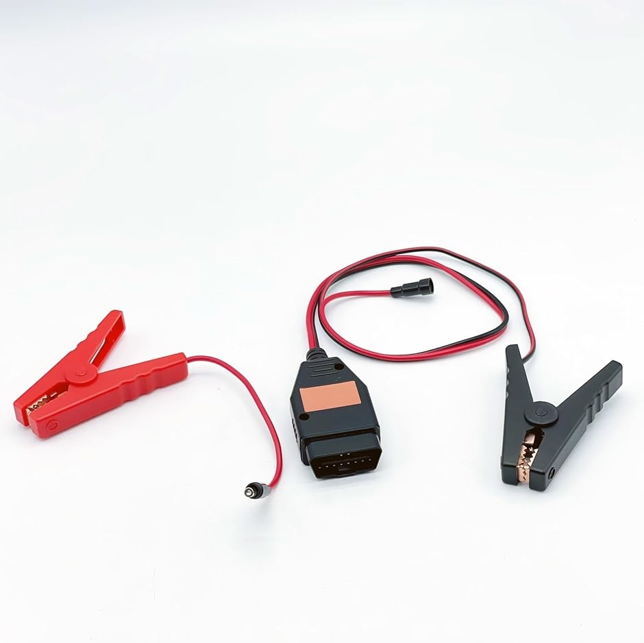 【Yahoo!ランキング1位入賞】車 バッテリー 交換 OBD2 メモリー バックアップ アダプター セーバー コネクタ 接続 クランプ 関連画像1