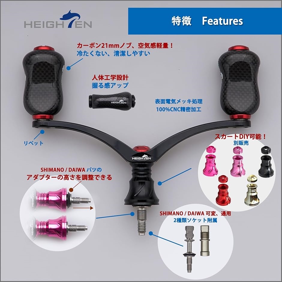 シマノ スピニングリール ダブルハンドルのおすすめ人気商品一覧 通販