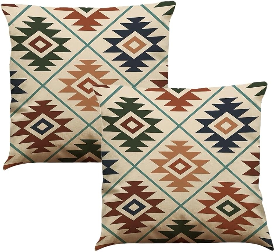 �N�b�V�����J�o�[ 45x45cm ���l�� �k�� 2���Z�b�g ������� �􉽊w �͗l (type E,  45cmx45cm(2 ���g))