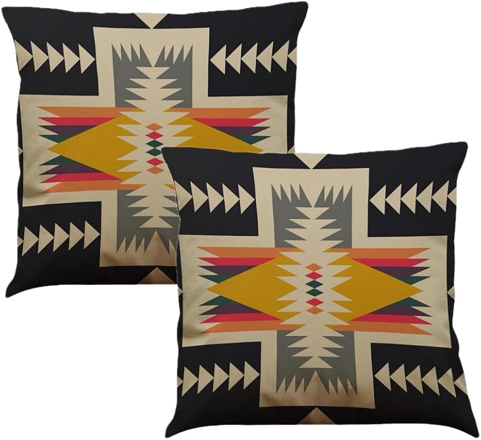 �N�b�V�����J�o�[ 45x45cm ���l�� �k�� 2���Z�b�g ������� �􉽊w �͗l (type A,  45cmx45cm(2 ���g))