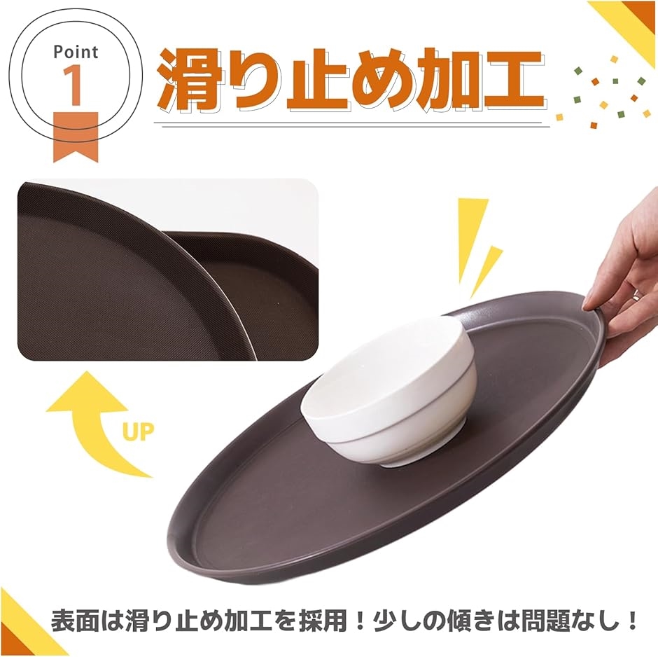 お盆 トレンチ トレー 定食 ランチ 食洗機ok プラスチック まとめ売り tower トレー タワー お盆 ランチトレー 40cm 長方形