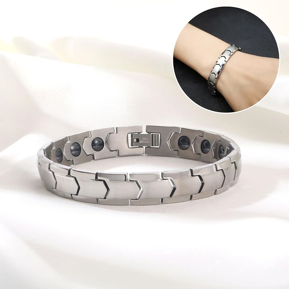 ゲルマニウム ブレスレット チタン銅 磁気 バングル シンプル