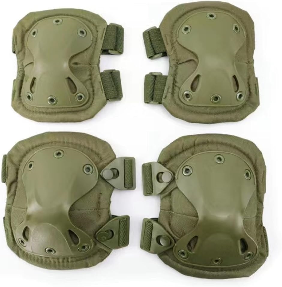 サバゲー 膝当て 膝パッド 肘当て プロテクター ニーパッド サバイバル