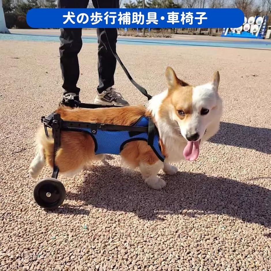 犬用車椅子 犬の歩行補助具 犬用リハビリ補助車 軽量 サイズ調整可能