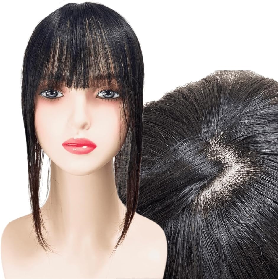 ウィッグ ヘアピース 部分ウィッグ 人毛 レディース 白髪隠れ 増毛