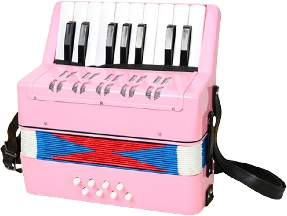 新品 アコーディオン ピアノ ミニアコーディオン 音楽 演奏 子ども 練習 Amazon | Asdays アコーディオン 17鍵 8ベース ピアノ ミニ