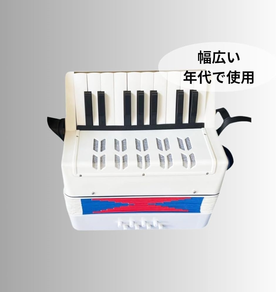 アコーディオン 17鍵 8ベース ピアノ ミニアコーディオン 音楽