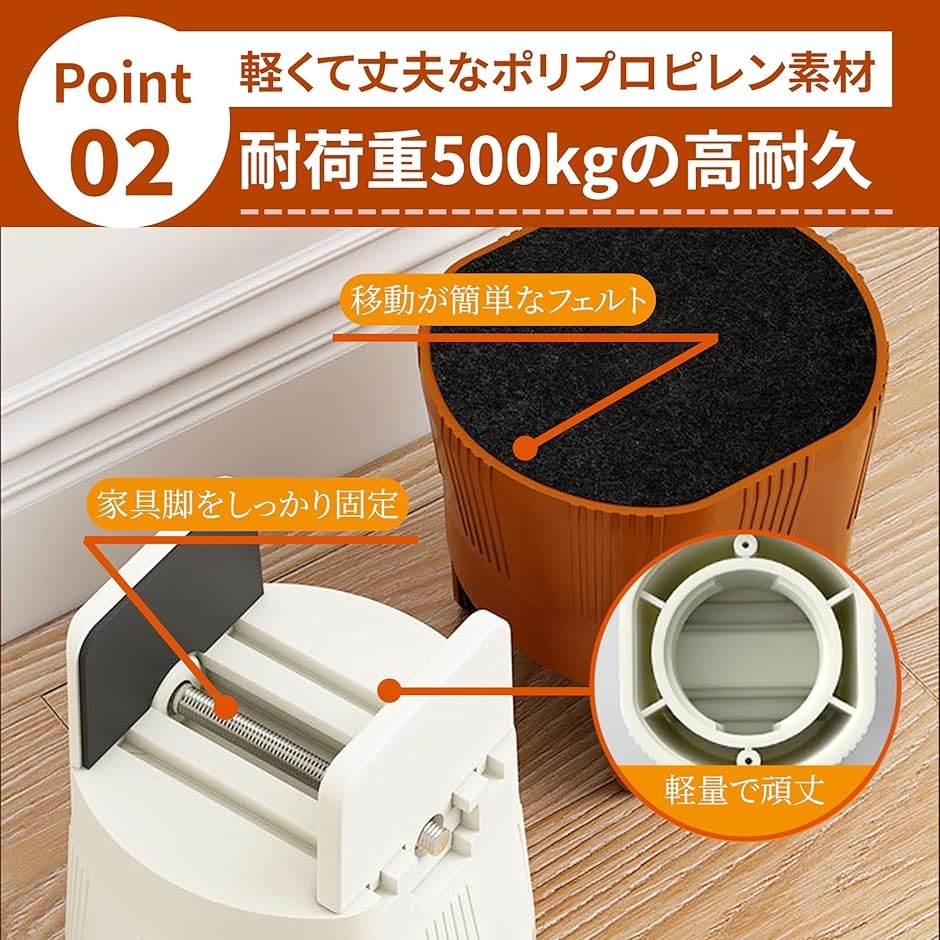 テーブル 机 継ぎ足し 脚 高さ調整 4個セット 挟むタイプ 便利グッズ