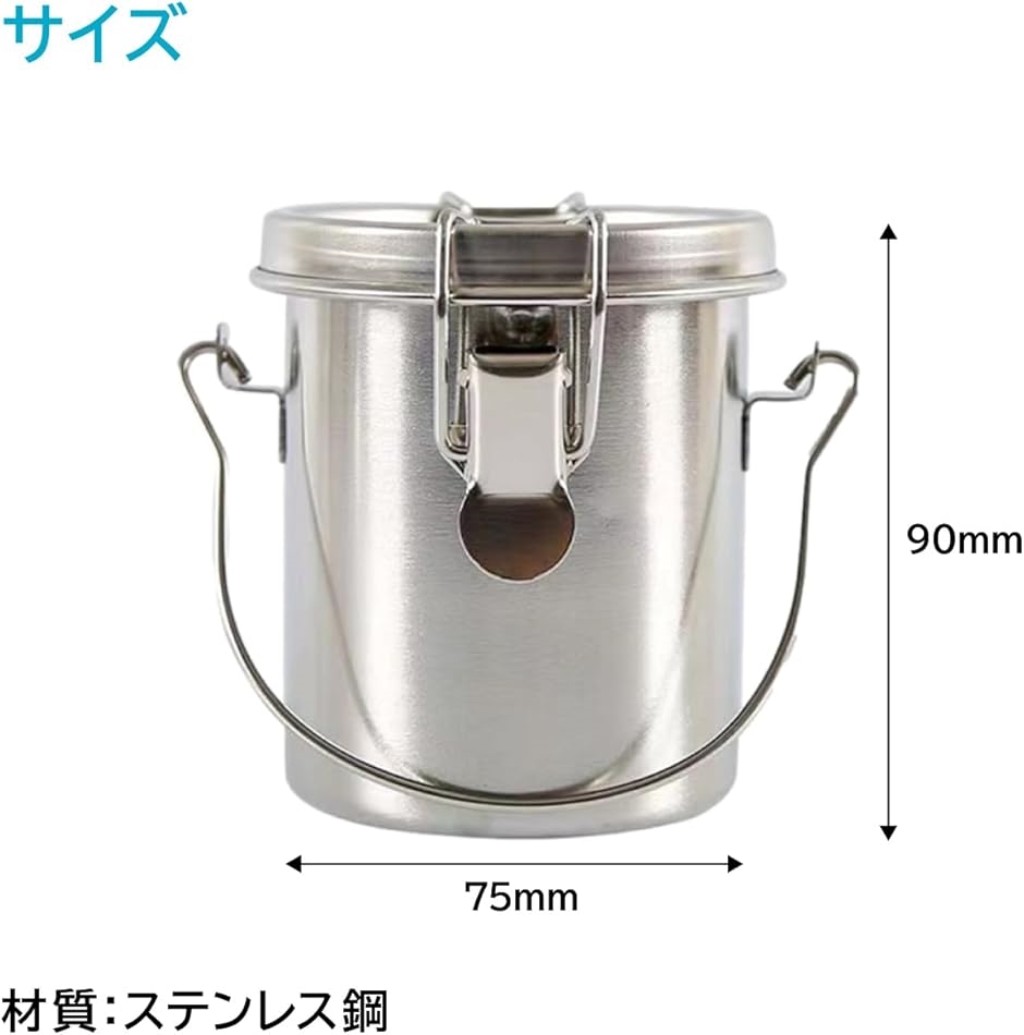 筆洗器 密閉型 ステンレス コンパクト 油絵 バケツ(シルバー, 小
