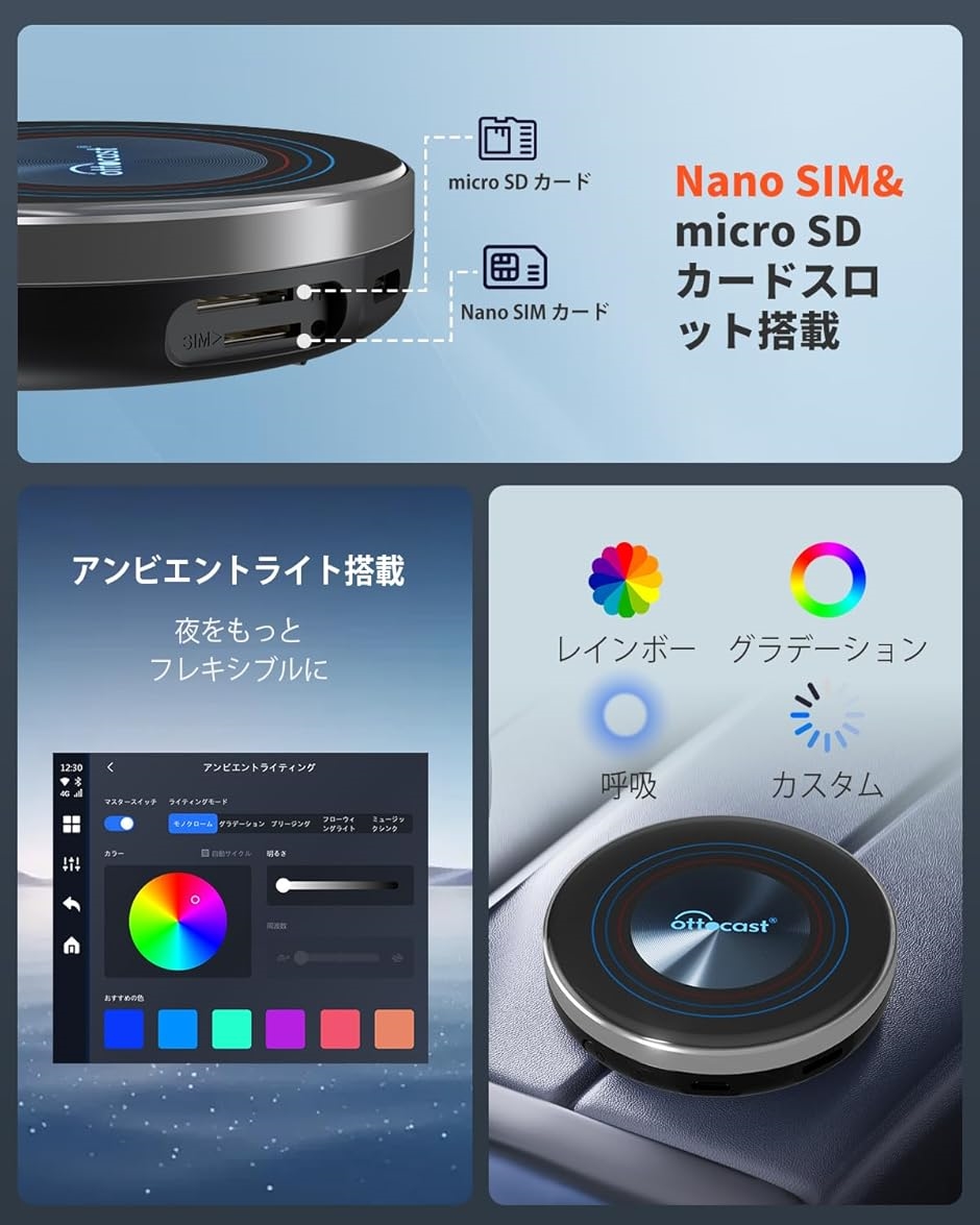 BMW専用Ottocast オットキャスト OttoAibox I3 CarPlay