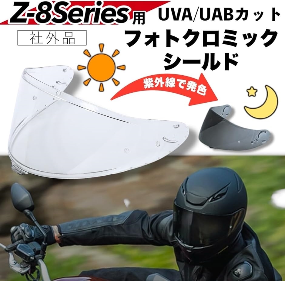 互換品】 CWR-F2 用 シールド 調光シールド フォトクロミックシールド