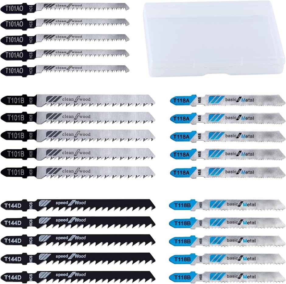互換品】 Tシャンクジグソーブレード 25本セット 替刃 高速度鋼 高炭素