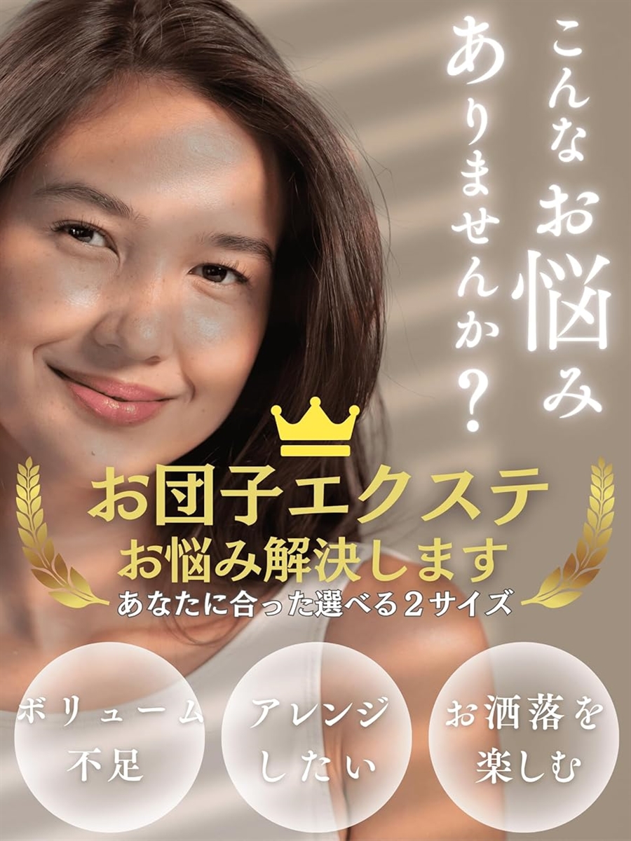 お団子 ウィッグ ポニーテール 巻き髪 ダンス...の詳細画像1