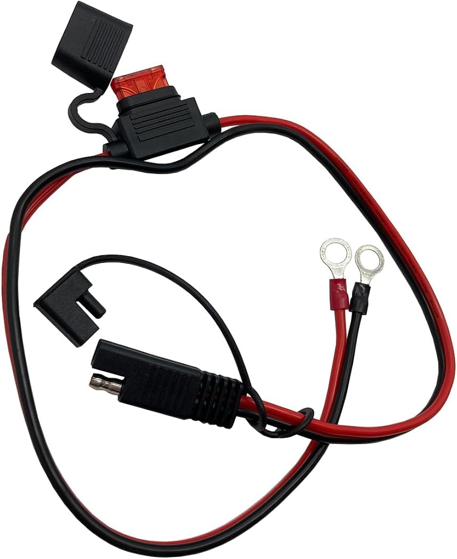 J-base バイク バッテリー 充電ケーブル SAEコネクタ バッテリー充電