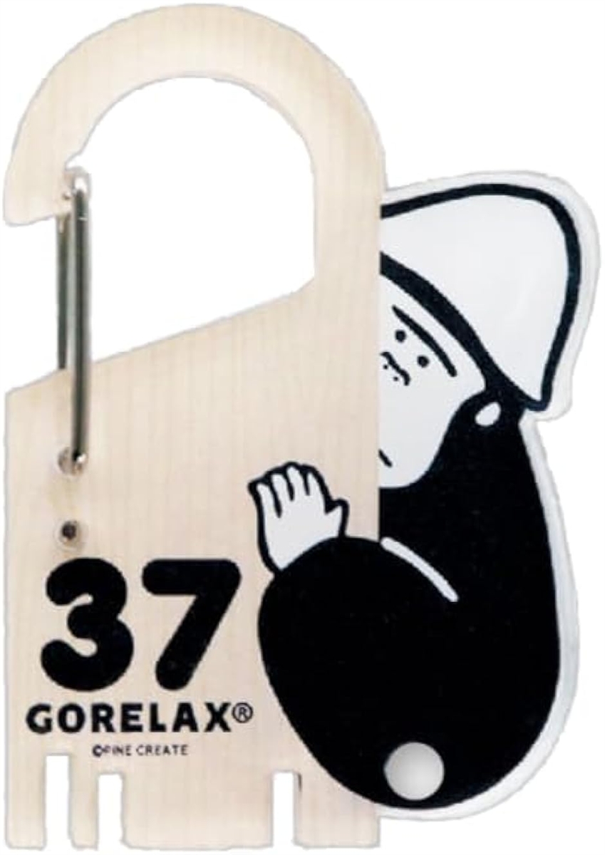 ロッカーキー風カラビナ サウナ ゴリラックス GORELAX キーホルダー