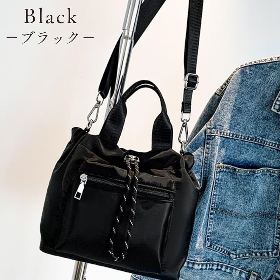 巾着バッグ レディース ショルダーバッグ 2WAY ドローストリングバッグ 
