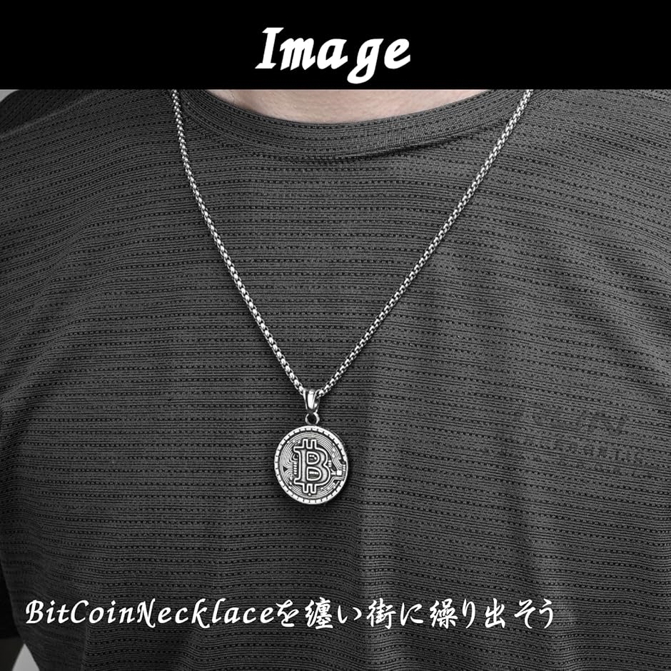 ビットコイン ホワイトシルバーネックレス ビットコイン Bitcoin Pendant White Iced 分散通貨暗号通貨ビットコイン