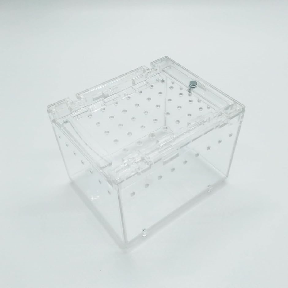 アクリル製中型飼育ケージ　穴あり アクリルケージ TOP-AC-SV02 TOPCREATE(トップクリエイト