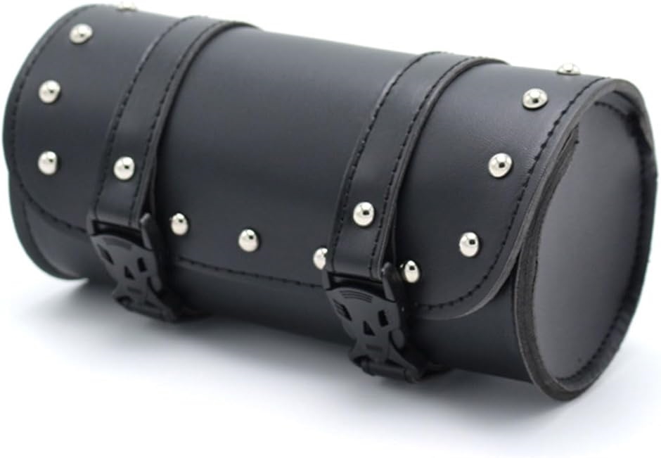 フロントバッグ バイク用 ツーリング 小物入れ 工具入れ ツール ポーチ サイド 背面 鞄 カバン 取付 小型 防水 汎用(ブラック) | ブランド登録なし