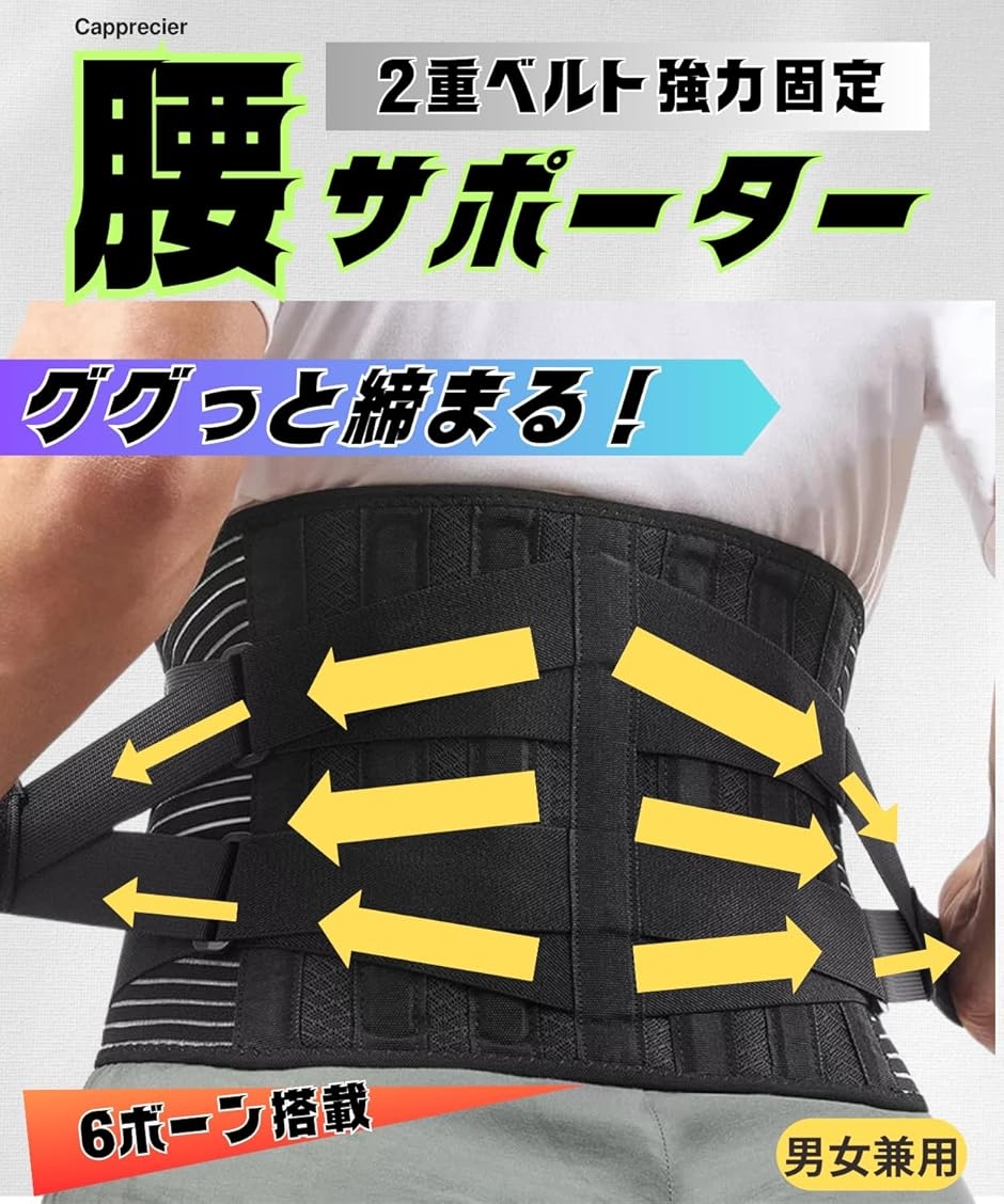 腰サポーター ベルト理学療法士オススメ 腰用コルセット 腰椎ベルト