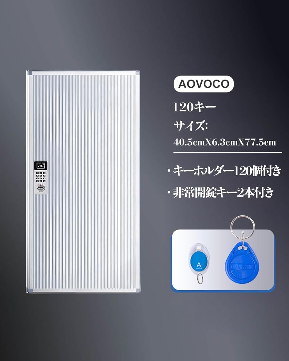 キーボックス壁掛け暗証番号/センサーテンキー電池式keybox鍵収納ボックス キーボックス 壁掛け 暗証番号/センサー テンキー 電池式 非常解錠キー