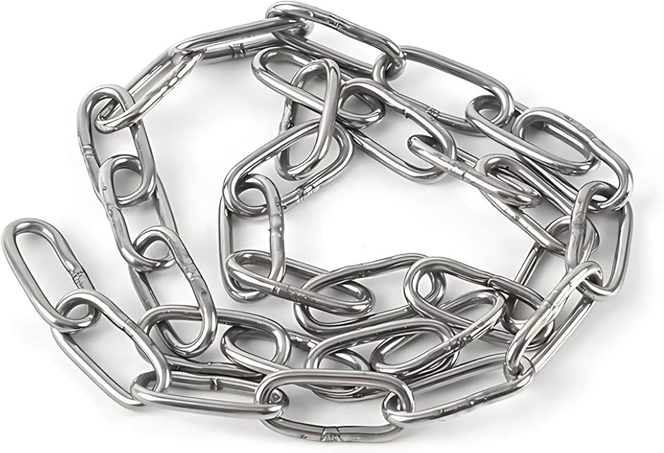 ステンレスチェーン 8mm 1m 鎖 リンクチェーン SUS304 鋼製 錆びにくい