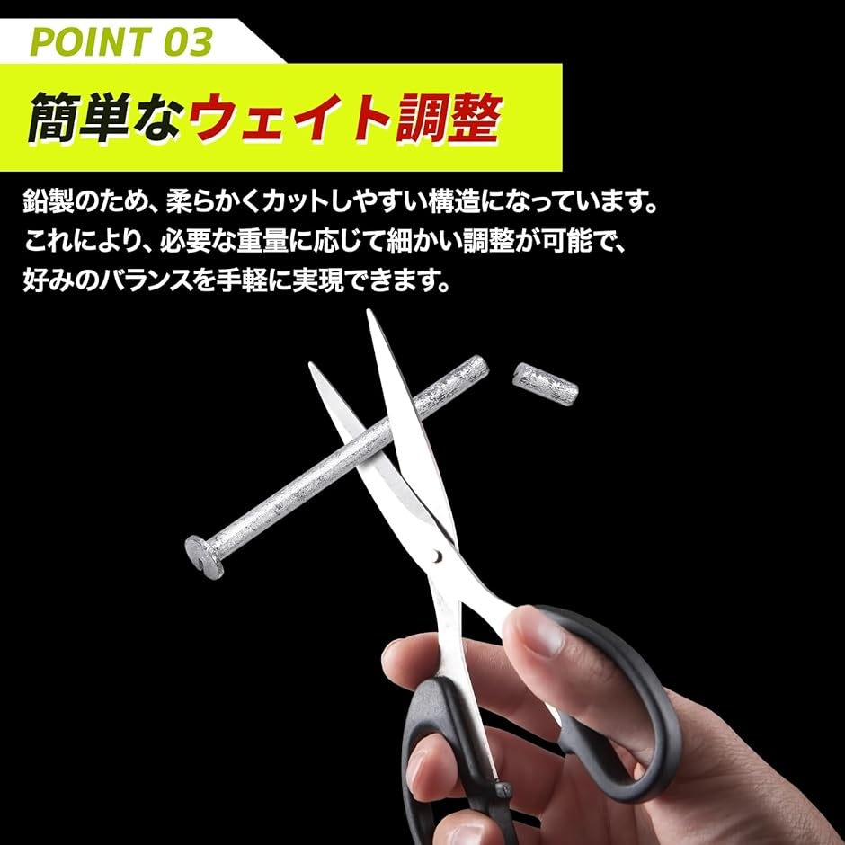 ゴルフ クラブ 重り 鉛 バランス 調整 ウェイト シャフト グリップ 