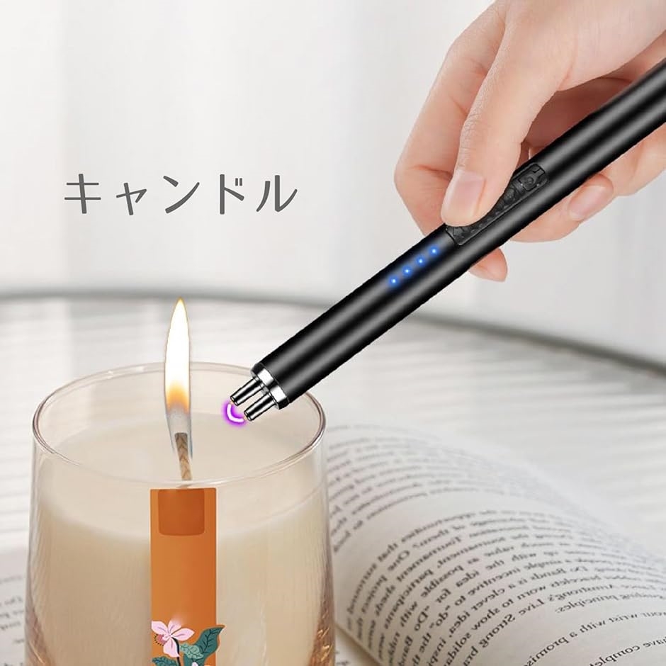 プラズマライター 電子ライター usb 充電式 ラインカッター( シルバー,  ロング)｜horikku｜08