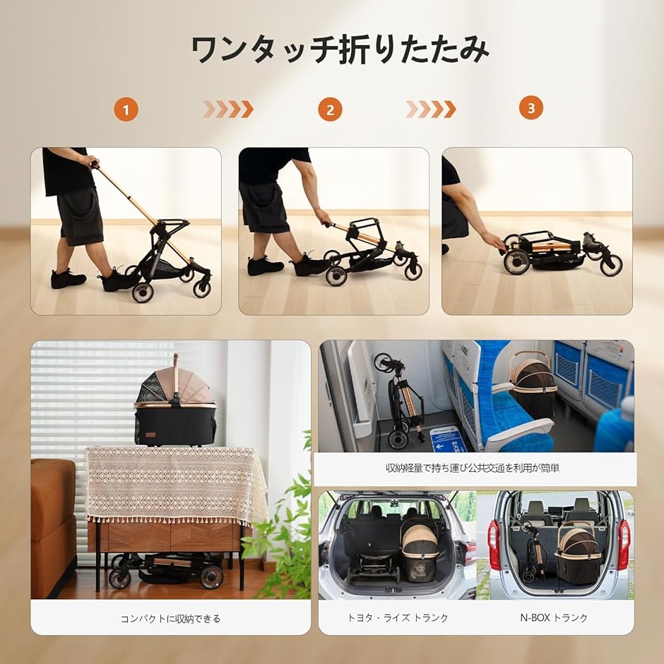 ペットカート 分離型 犬 猫用 バギー いぬ用 コンパクト 軽量 ペットカート 分離型 犬 猫用 バギー いぬ用 コンパクト 軽量