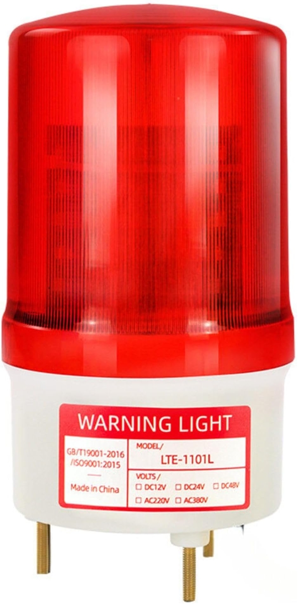 パトランプ 回転灯 LED 100V 取付金具 付き 4色 看板 警告灯 クレーン