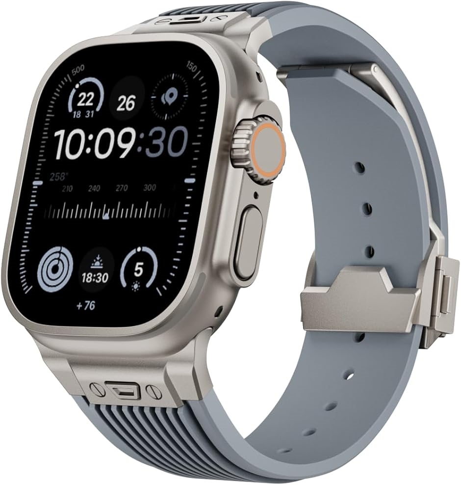 Apple watch �o���h Ultra 3 2 1 �Ή� 49mm Series 10 8 7 6 5 46mm 45mm(�O���[)