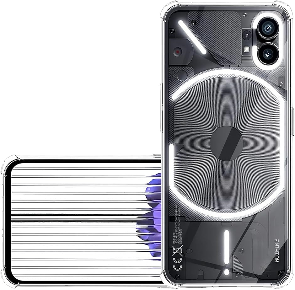 Nothing phone 1 �P�[�X �ϏՌ� �N���A tpu ���� �X���� ���^Nothing �w��h�~ MDM(TMK-UCI-535)