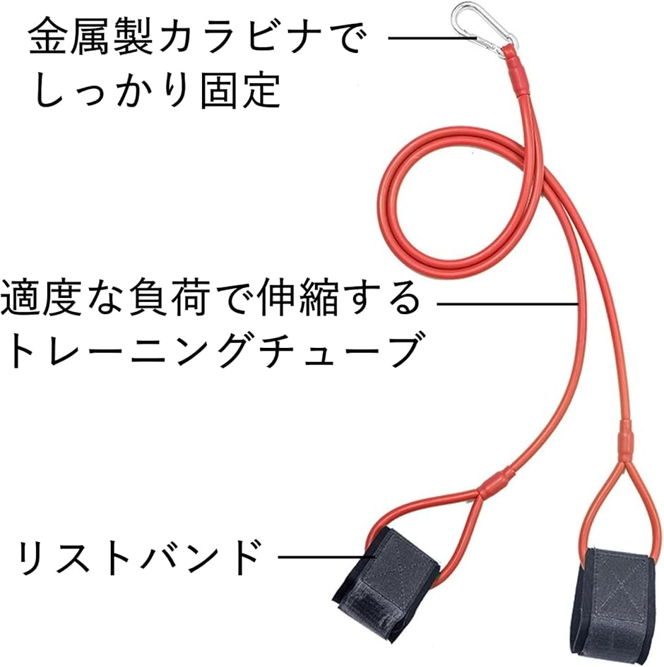 レジスタンスバンド トレーニングチューブ エクササイズ 野球 ソフト