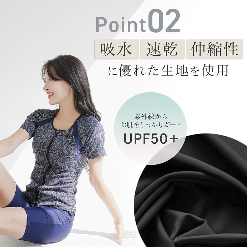 大きいサイズ フィットネス 水着 レディース ...の詳細画像3