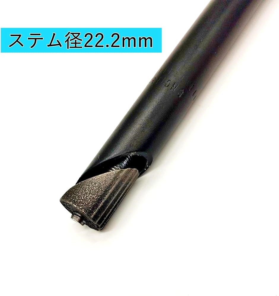 自転車 スレッドステム クイルステム 22.2mm/25.4mm ロング( ブラック,  ステム径22.2mm/ハンドルバー25.4m)｜horikku｜04