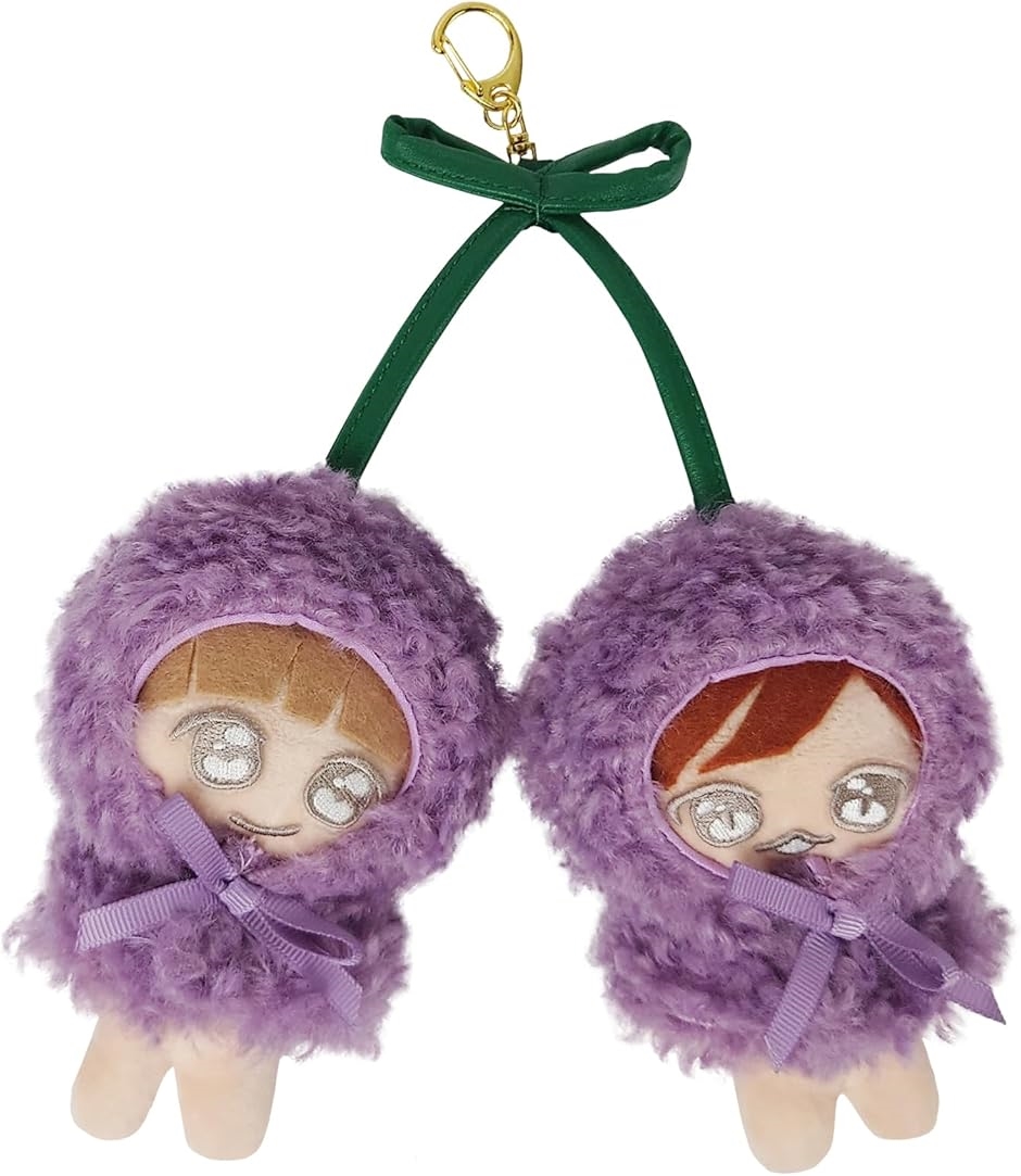 ぬい服 ポンチョ キーホルダー チャーム 推し活 さくらんぼ 着せ替え