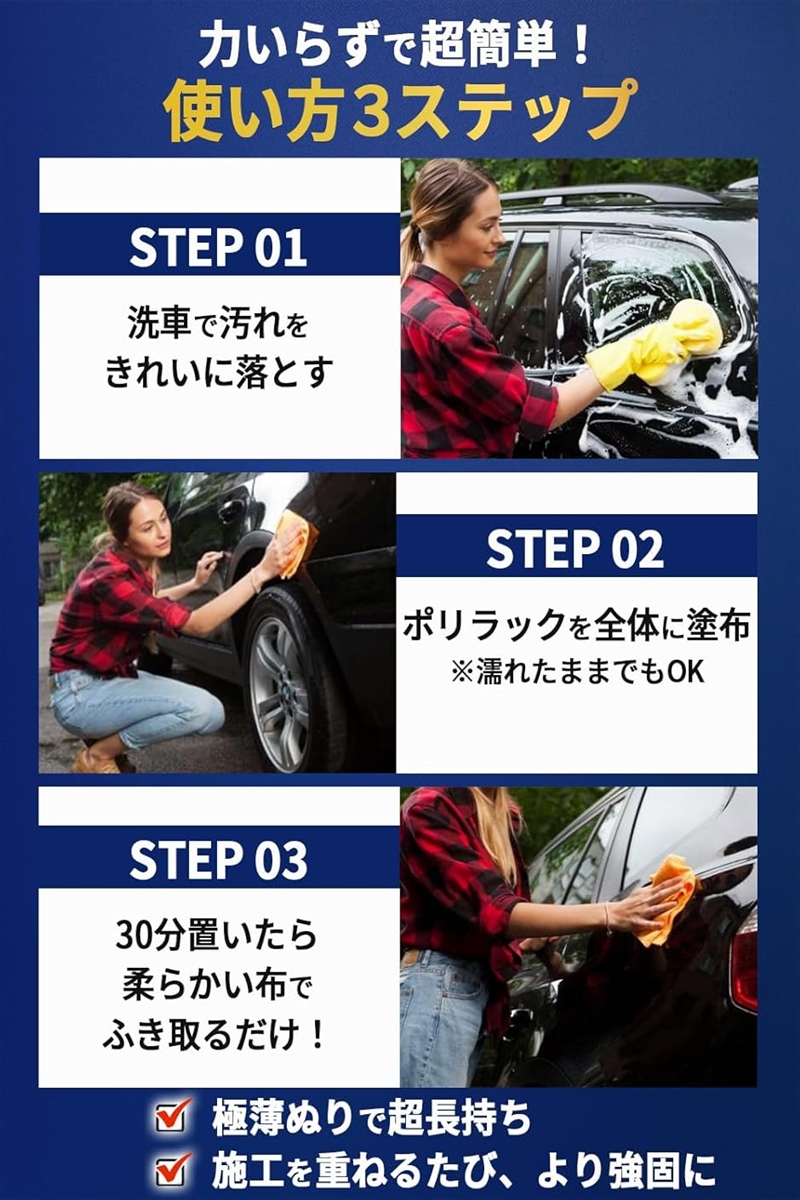 カープロテクト 300ml ドイツ製 カーコーティング剤 POLY-LACK CAR