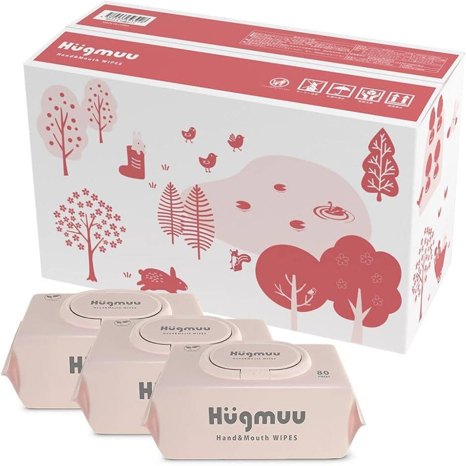 ����ӂ� ���� ���ɂ₳���� �唻 �W�t�� 80������x12�� �E�F�b�g�e�B�b�V�� ������� �Ԃ���� �x�r�[ Hugmuu �n�O���[