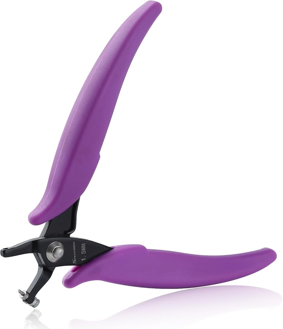 穴あけパンチ 小型 1.5mm 短いタイプ 穴開けパンチ 1穴 パンチ