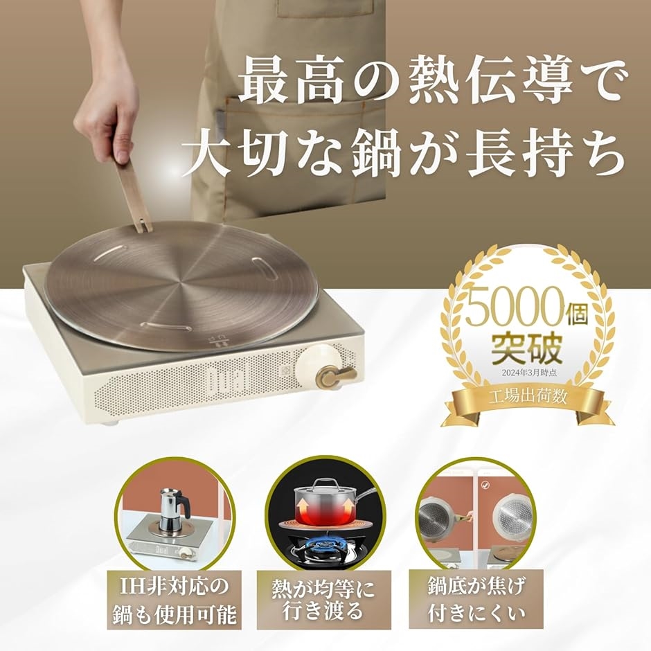 IH発熱プレート IH非対応鍋を対応に変換 ヒーティング マット ヒート