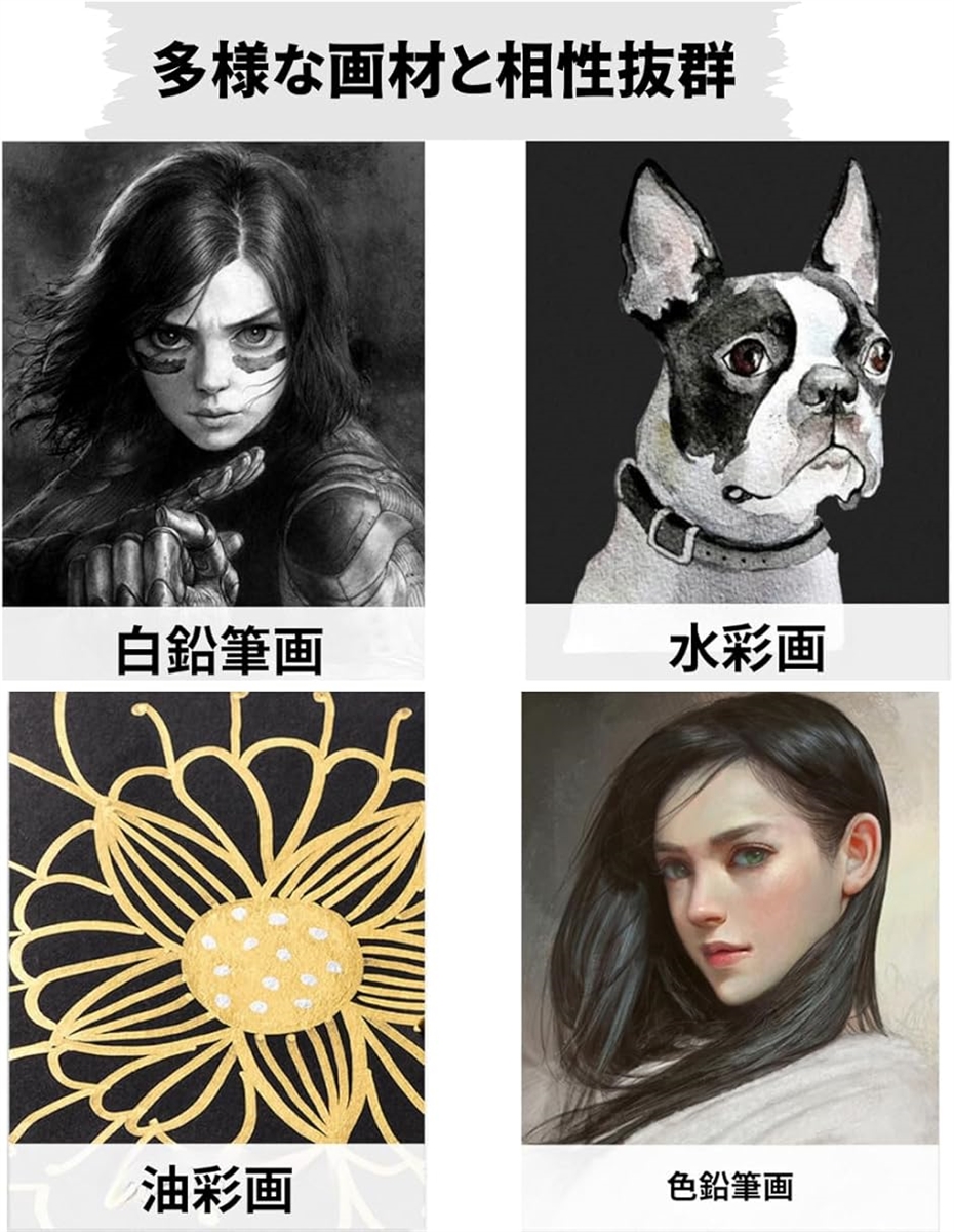 黒紙 スケッチブック 画用紙 黒いノート 25枚 140グラム 水彩画