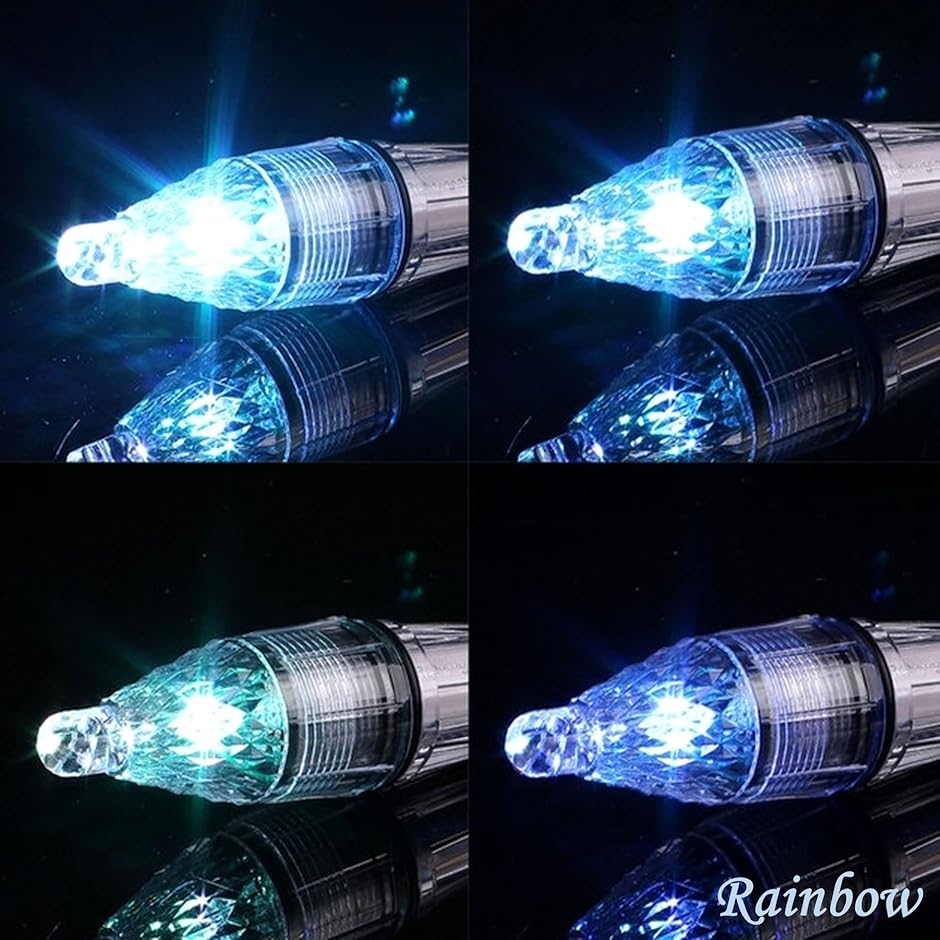 水中ライト 釣り 集魚灯 8個セット LED イカ 夜釣り 海釣り 集魚ライト