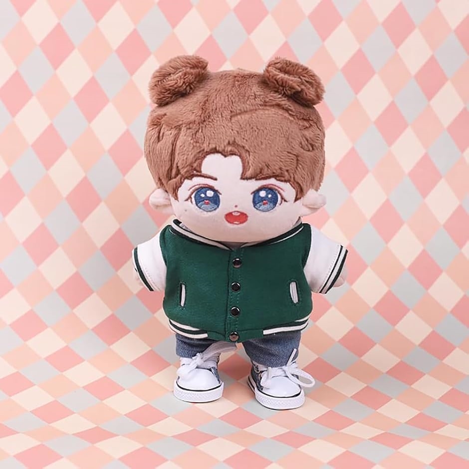 ぬい服 ぬいぐるみ服 スタジャン ズボン 人形 MDM(レッド,  20cm) | ブランド登録なし | 05