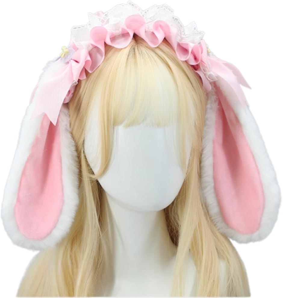 うさ耳 カチューシャ たれ耳 コスプレ ヘッドドレス うさぎ