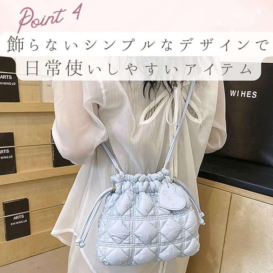 【確認用】キルティング巾着バッグ グレーとホワイト 楽天市場】2WAY キルティング 巾着バッグ メンズ 鞄 小さめ 巾着