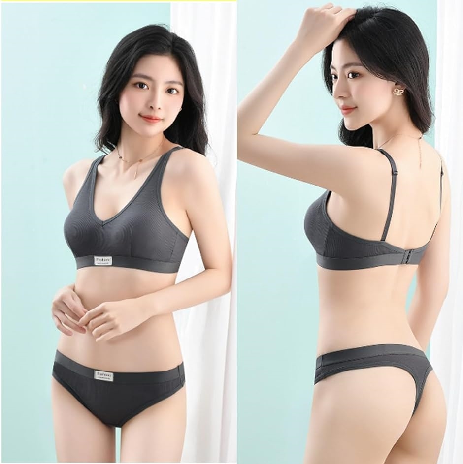 スポーツブラ 上下 セット 2枚 フリーサイズ セクシー Tバック 赤